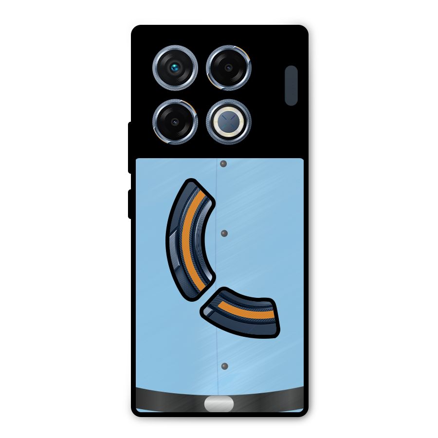 Air Force Uniform Metal Back Case for Infinix GT 20 Pro