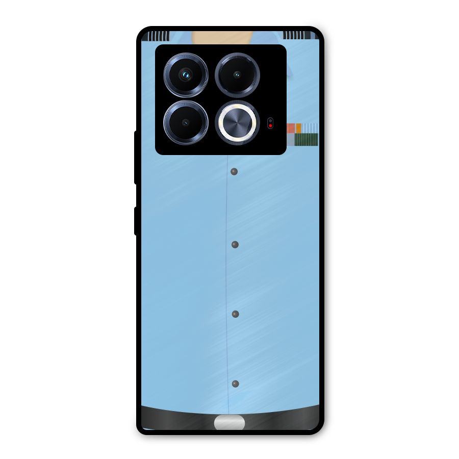 Air Force Uniform Metal Back Case for Infinix Note 40 5G