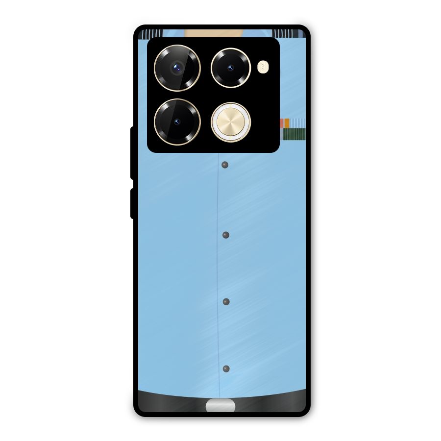 Air Force Uniform Metal Back Case for Infinix Note 40 Pro Plus