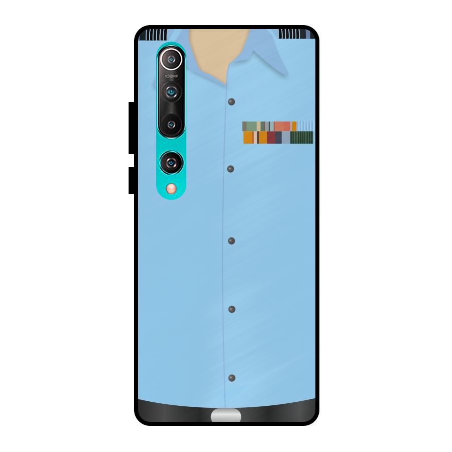 Air Force Uniform Metal Back Case for Mi 10