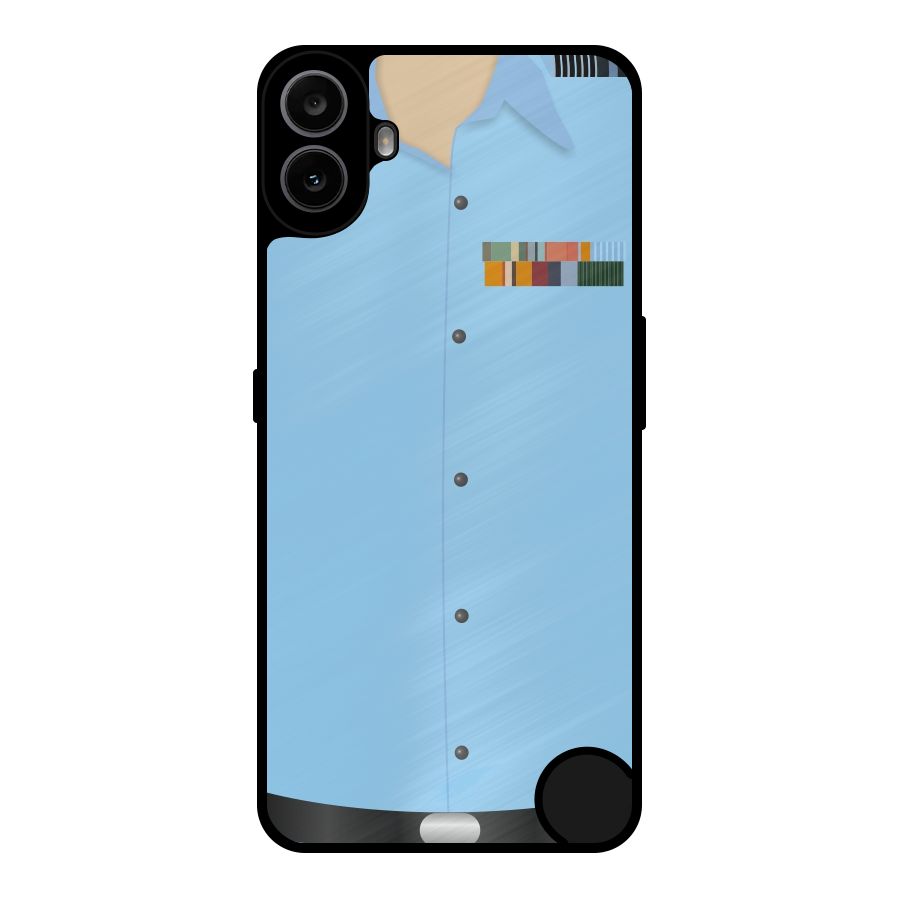 Air Force Uniform Metal Back Case for Nothing CMF Phone 1