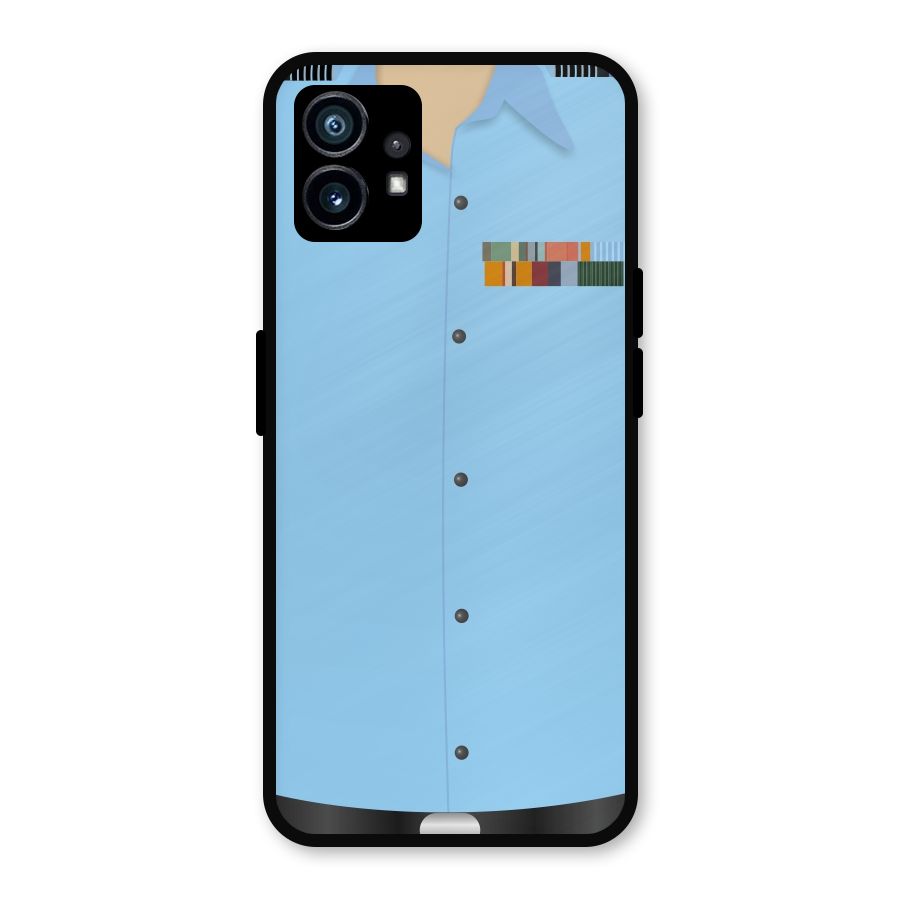 Air Force Uniform Metal Back Case for Nothing Phone 1