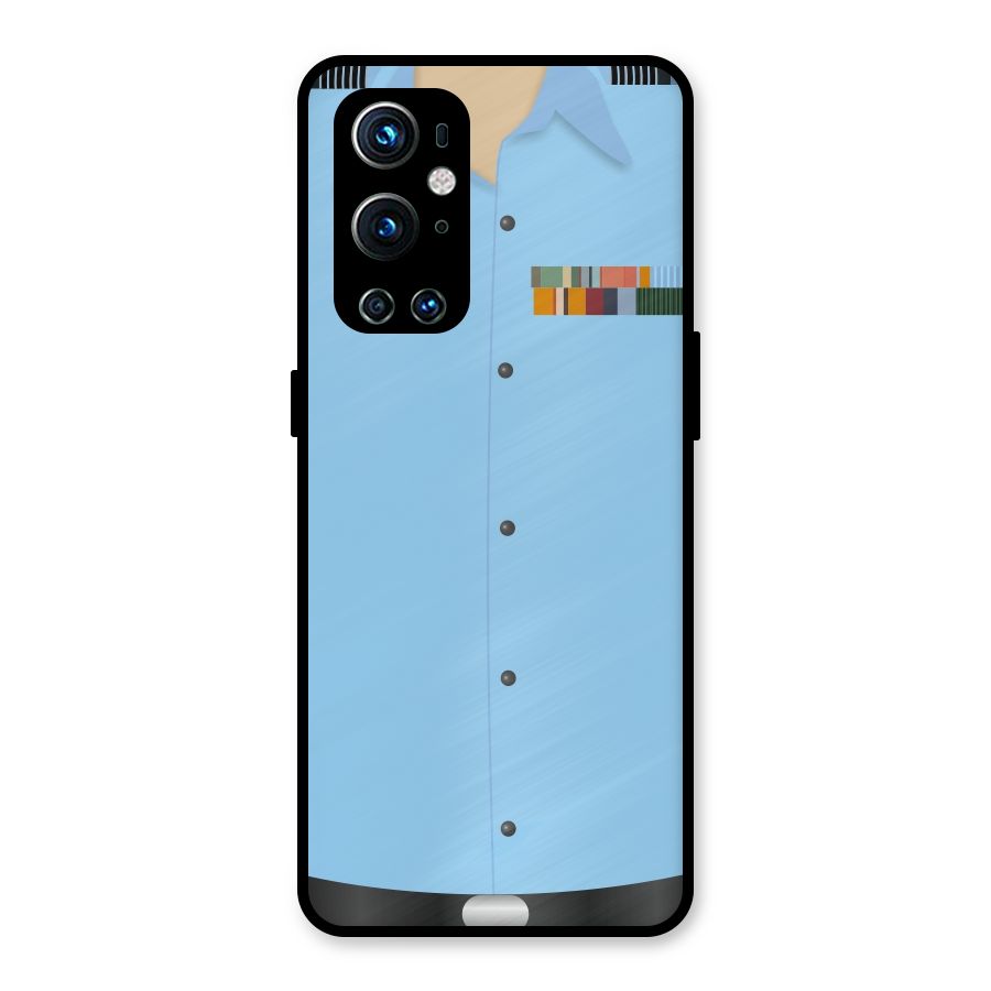 Air Force Uniform Metal Back Case for OnePlus 9 Pro