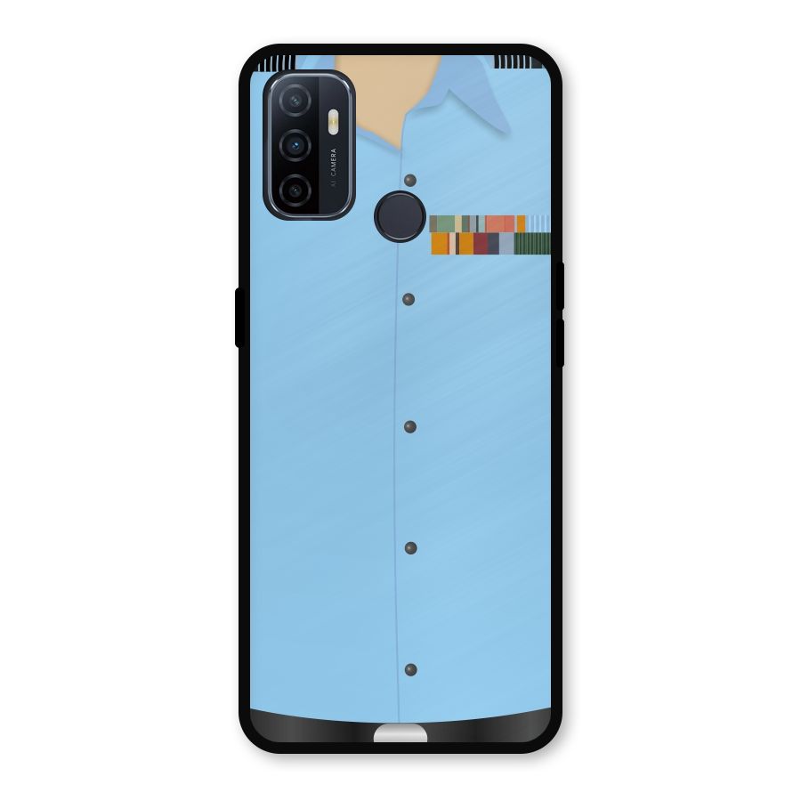 Air Force Uniform Metal Back Case for Oppo A53