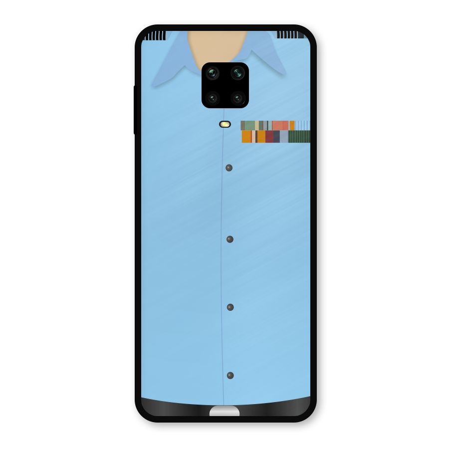 Air Force Uniform Metal Back Case for Poco M2