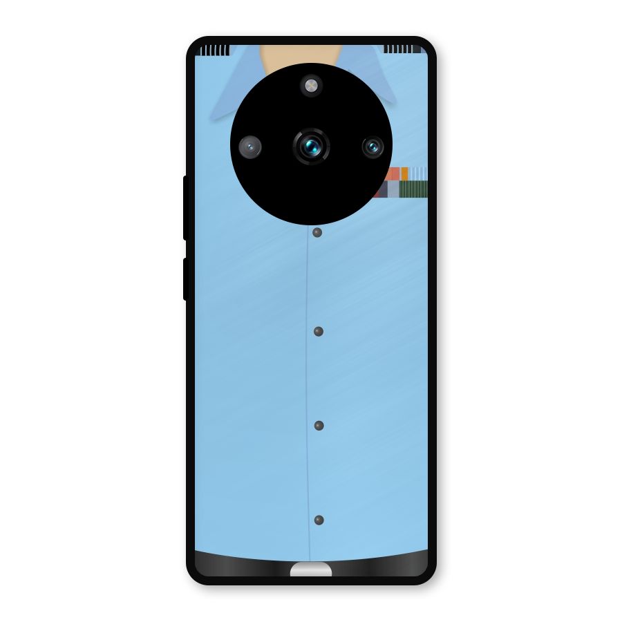 Air Force Uniform Metal Back Case for Realme 11 Pro Plus