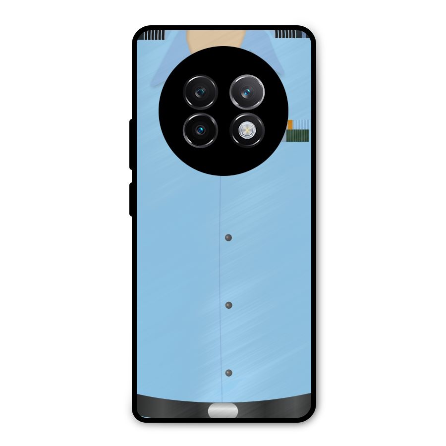 Air Force Uniform Metal Back Case for Realme 13 Plus