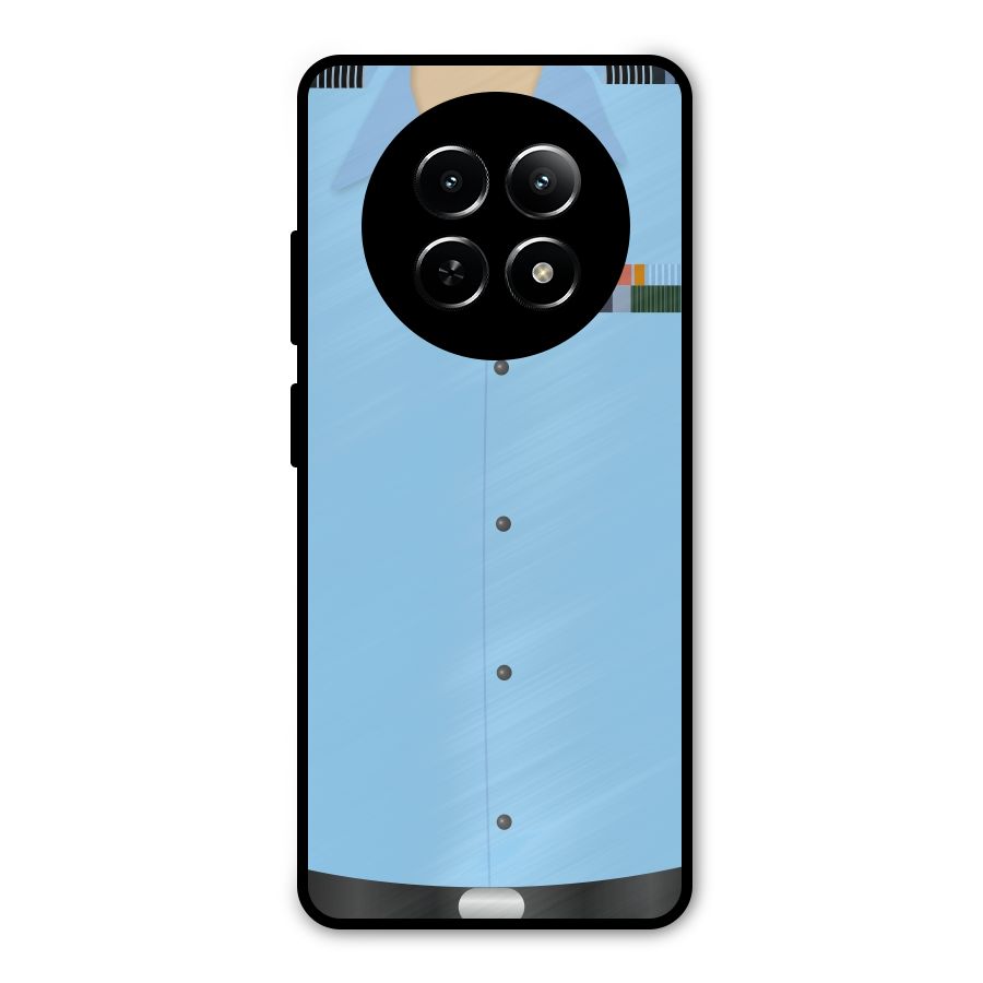 Air Force Uniform Metal Back Case for Realme Narzo N65