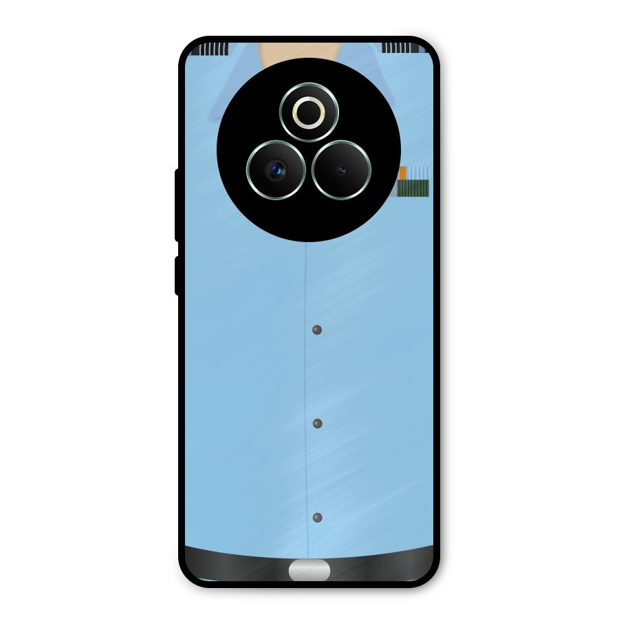 Air Force Uniform Metal Back Case for Realme P3 Pro