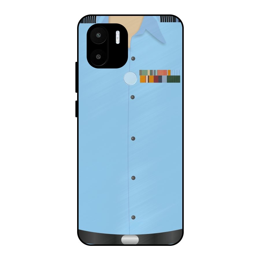 Air Force Uniform Metal Back Case for Redmi A1+