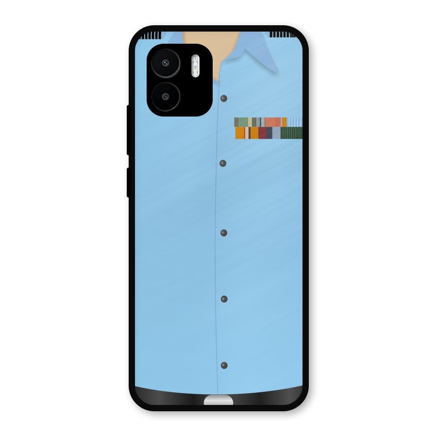 Air Force Uniform Metal Back Case for Redmi A1
