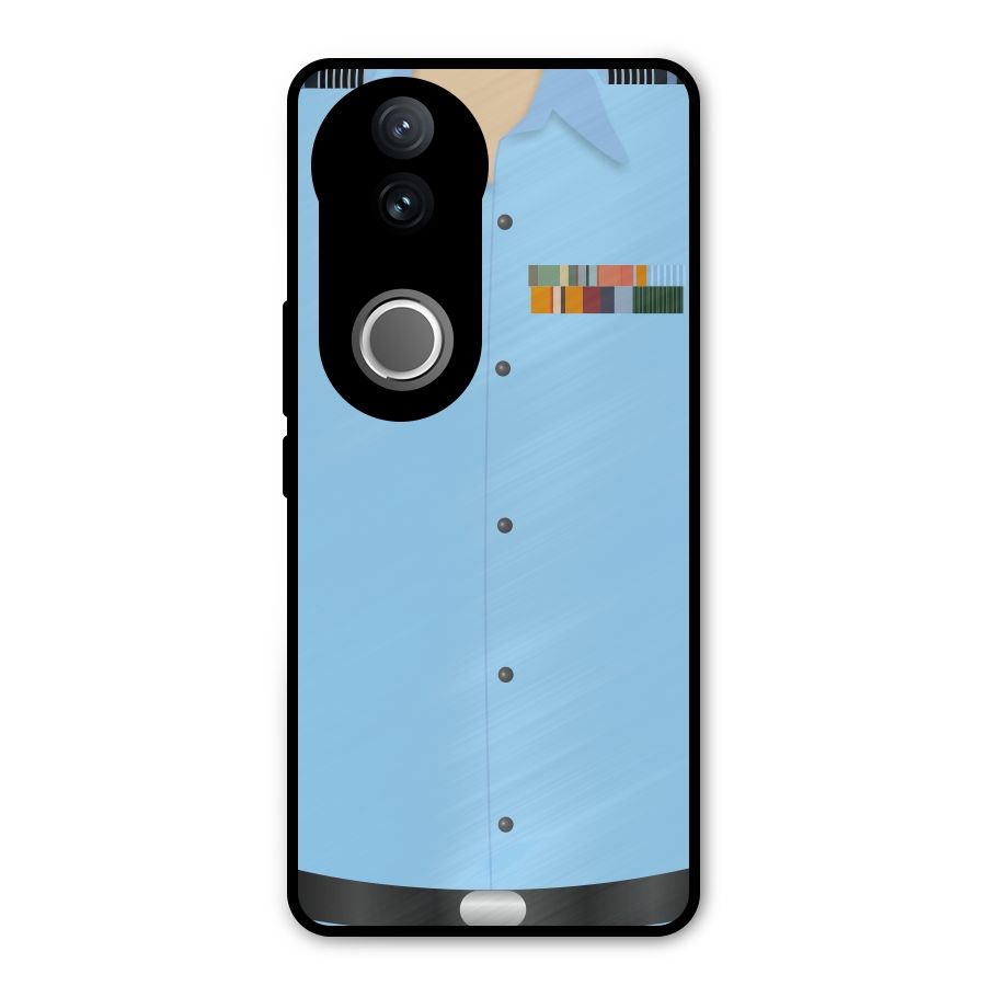 Air Force Uniform Metal Back Case for Vivo V50e