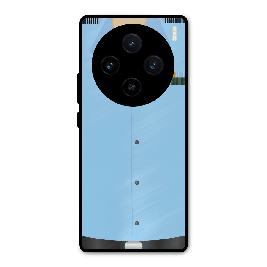 Air Force Uniform Metal Back Case for Vivo X100