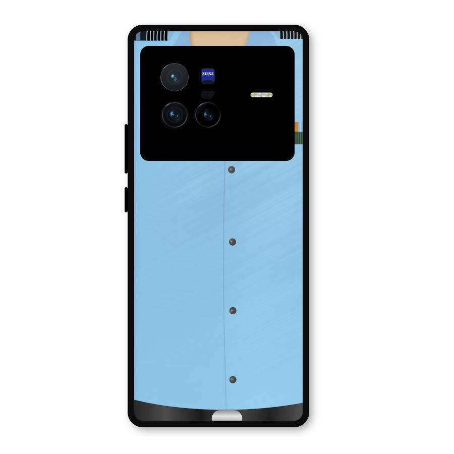 Air Force Uniform Metal Back Case for Vivo X80