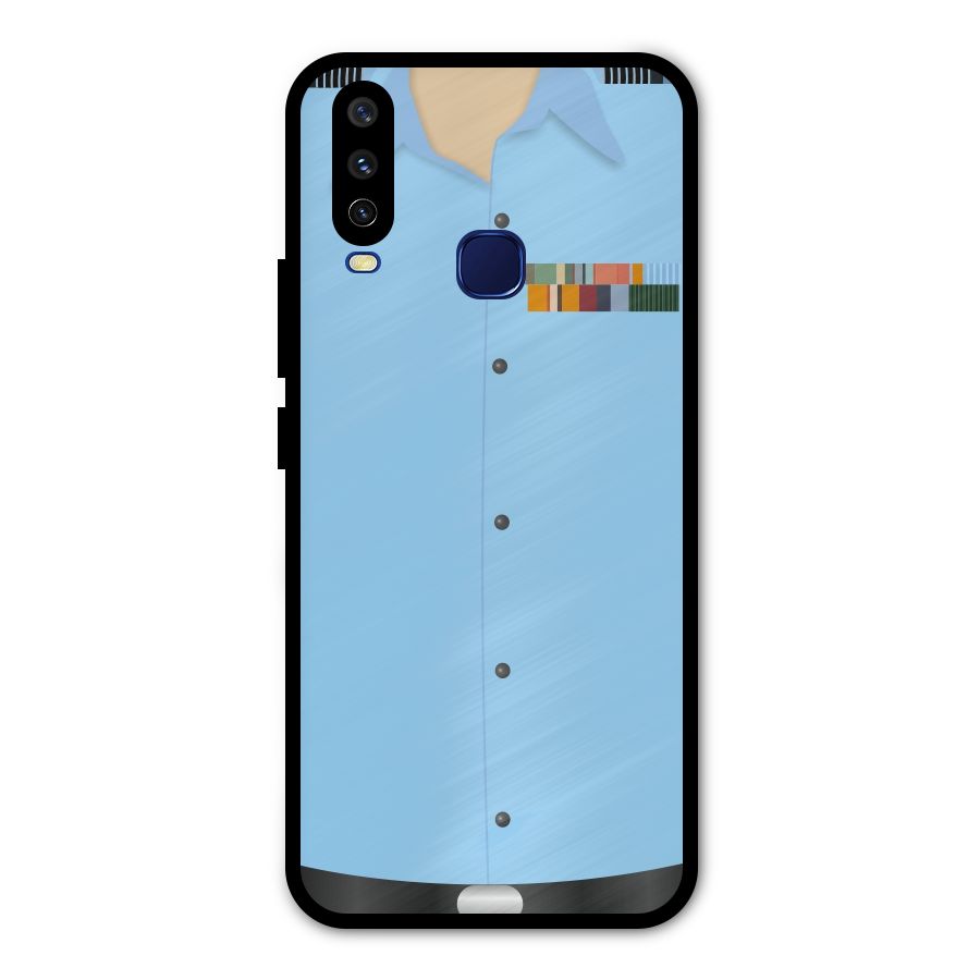 Air Force Uniform Metal Back Case for Vivo Y15