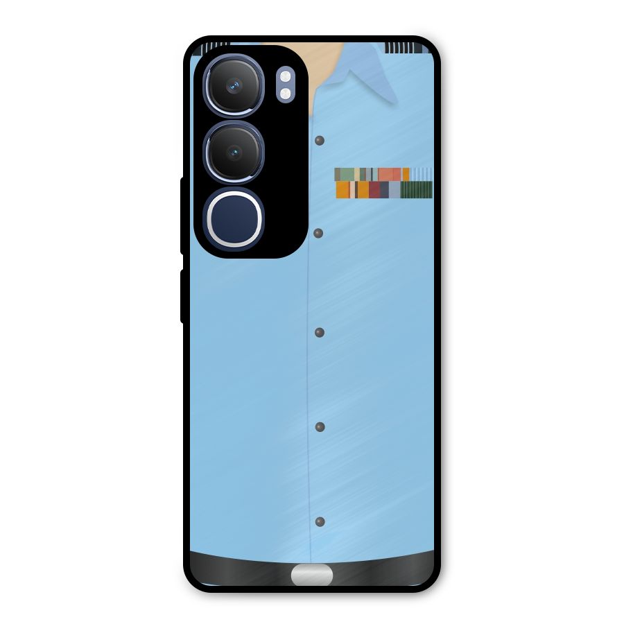 Air Force Uniform Metal Back Case for Vivo Y29