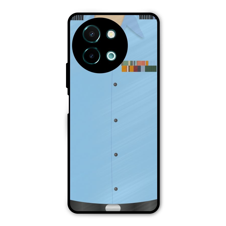 Air Force Uniform Metal Back Case for Vivo Y58