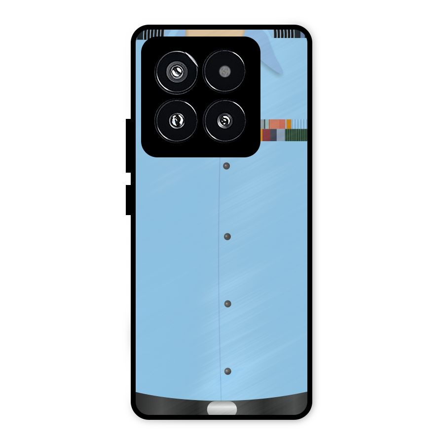 Air Force Uniform Metal Back Case for Xiaomi 14 Pro