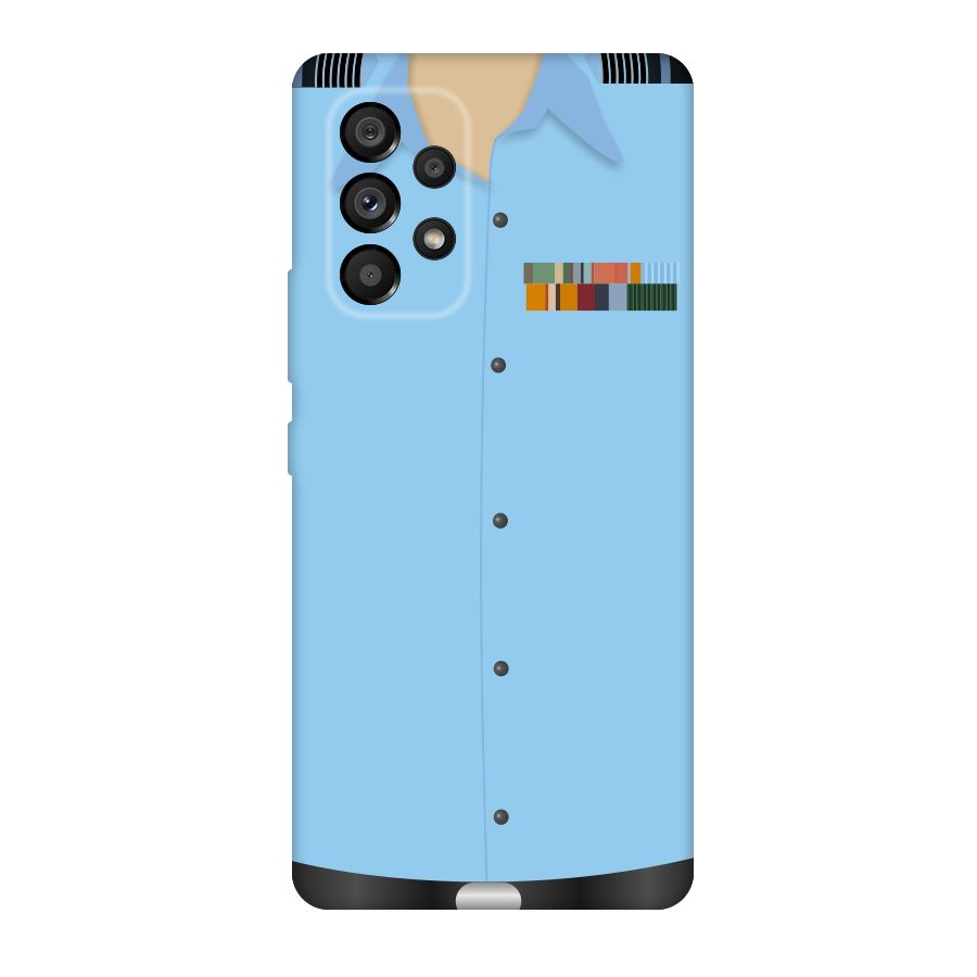 Air Force Uniform Original Polycarbonate Back Case for Galaxy A53 5G
