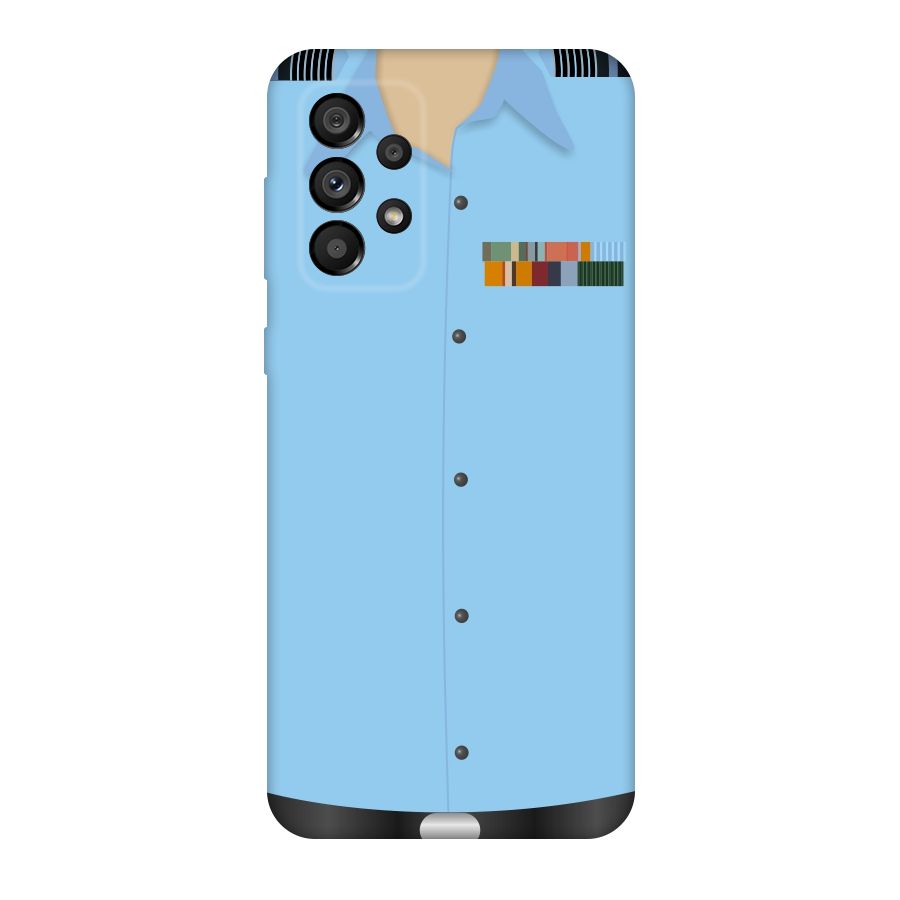 Air Force Uniform Original Polycarbonate Back Case for Galaxy A73 5G