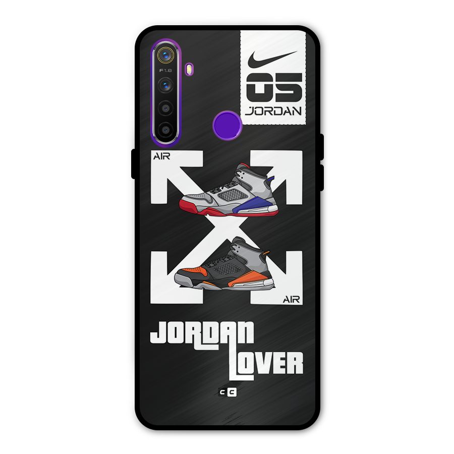 Air Shoe Lover Glass Back Case for Realme 5s