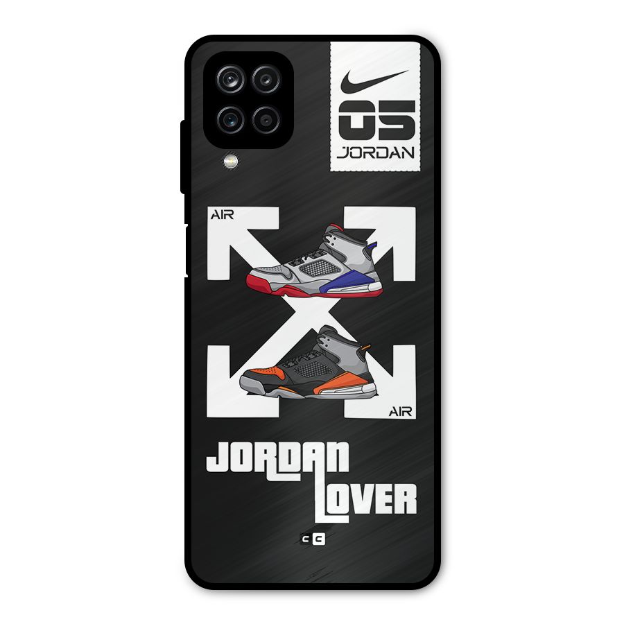 Air Shoe Lover Metal Back Case for Galaxy A12