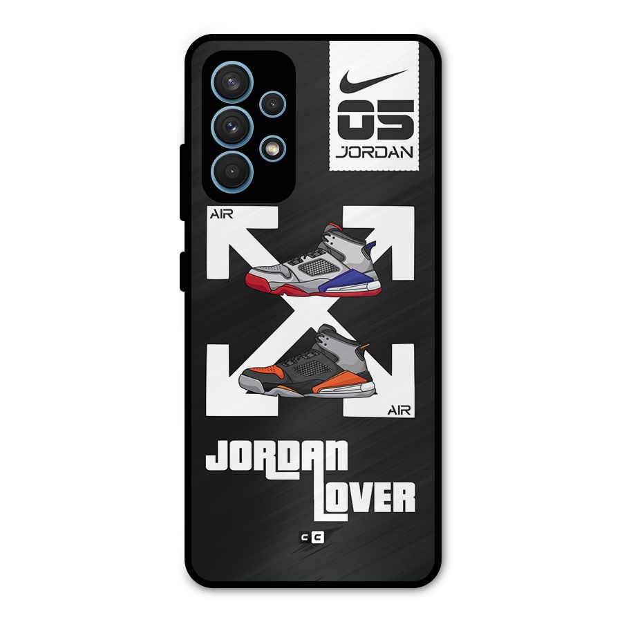 Air Shoe Lover Metal Back Case for Galaxy A32