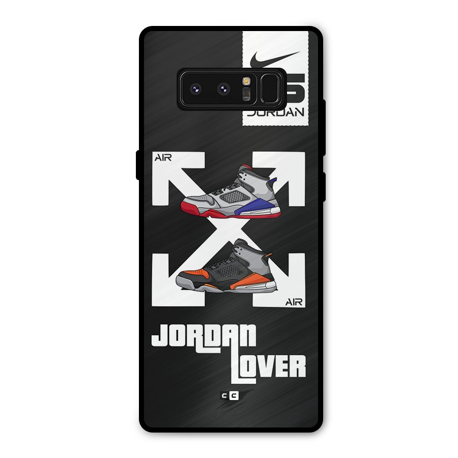 Air Shoe Lover Metal Back Case for Galaxy Note 8