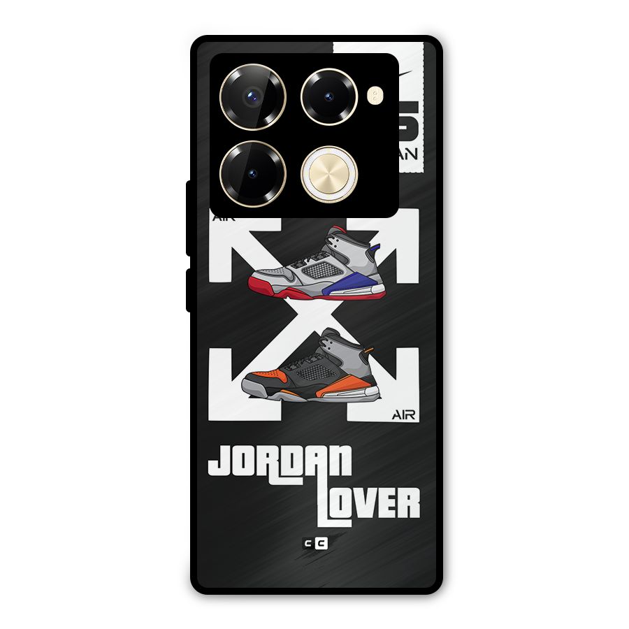 Air Shoe Lover Metal Back Case for Infinix Note 40 Pro Plus