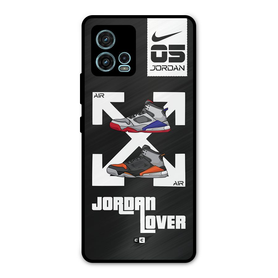 Air Shoe Lover Metal Back Case for Moto G72