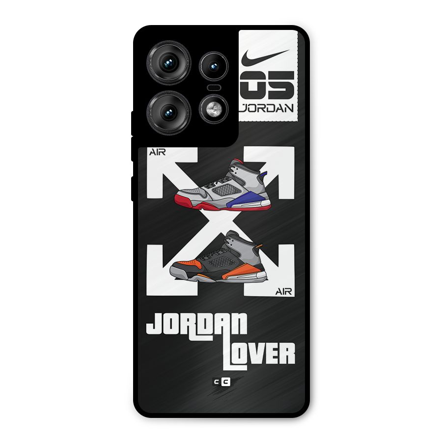 Air Shoe Lover Metal Back Case for Motorola Edge 50 Pro