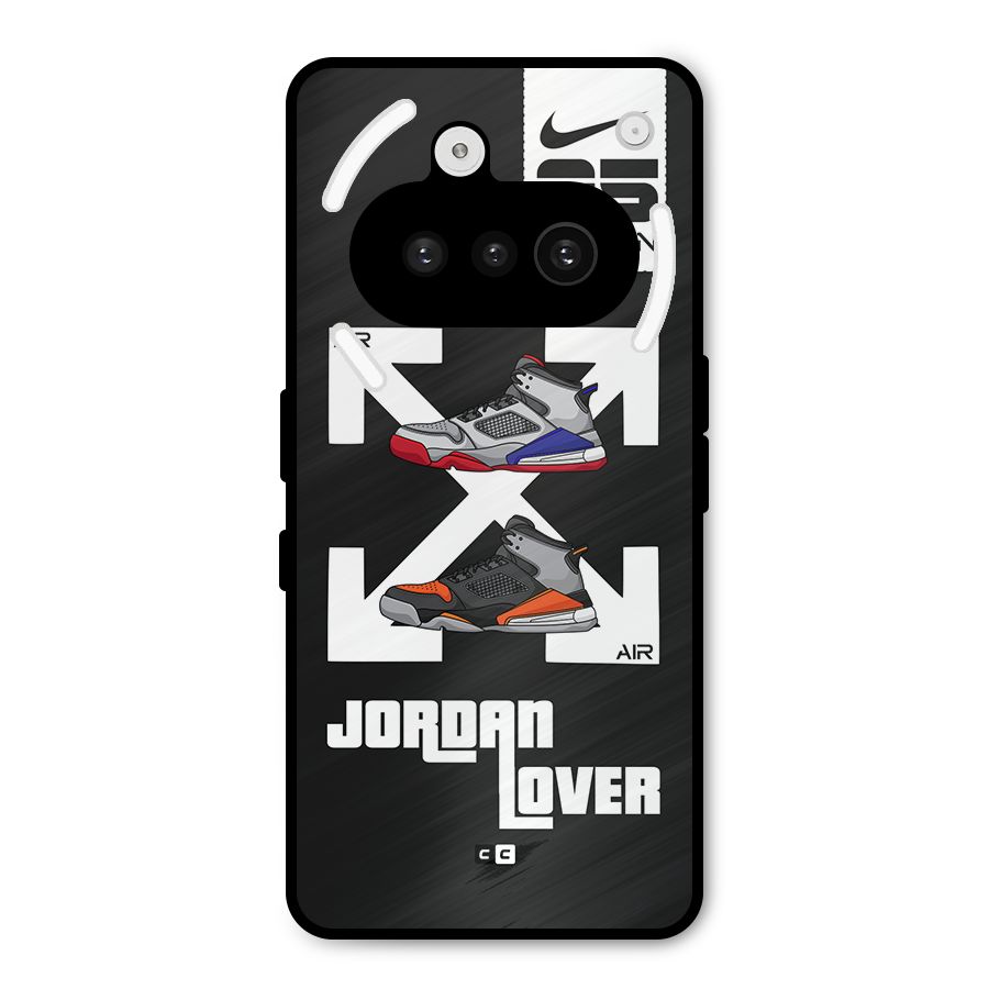 Air Shoe Lover Metal Back Case for Nothing Phone 3a