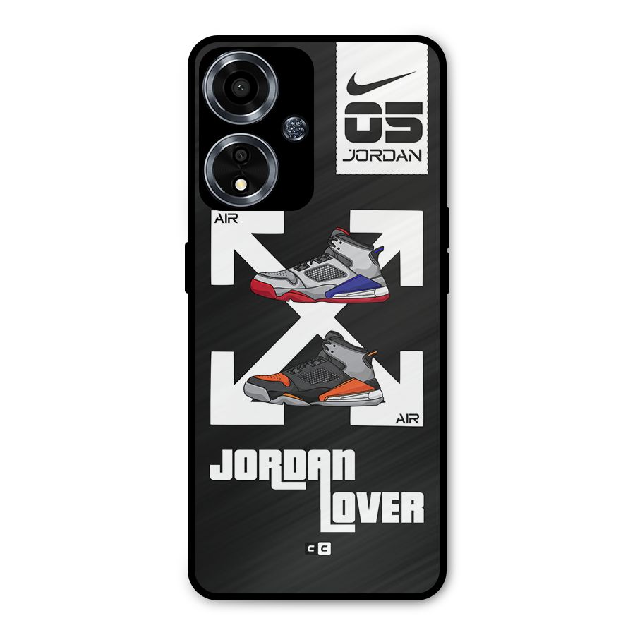 Air Shoe Lover Metal Back Case for Oppo A59
