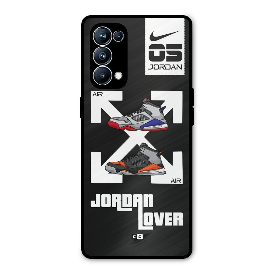 Air Shoe Lover Metal Back Case for Oppo Reno5 Pro 5G