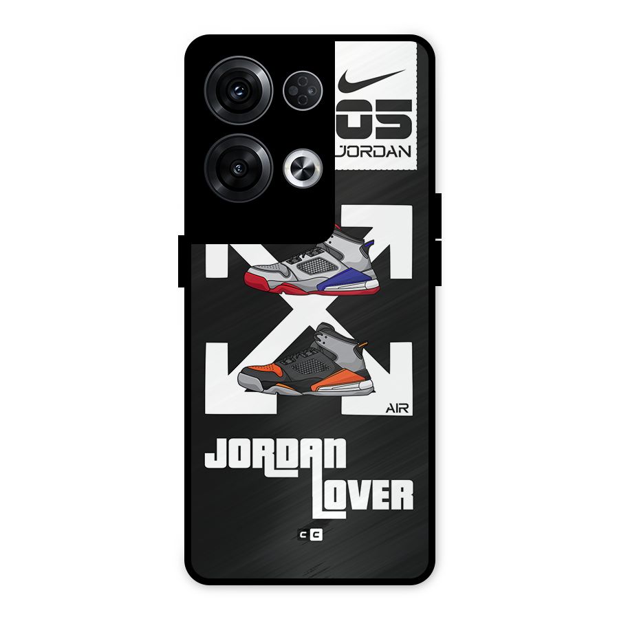 Air Shoe Lover Metal Back Case for Oppo Reno8 Pro 5G