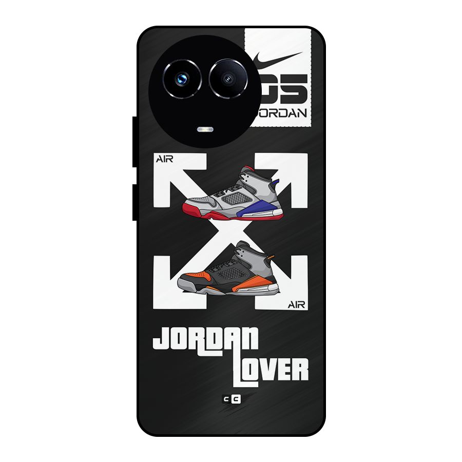 Air Shoe Lover Metal Back Case for Realme Narzo 60X