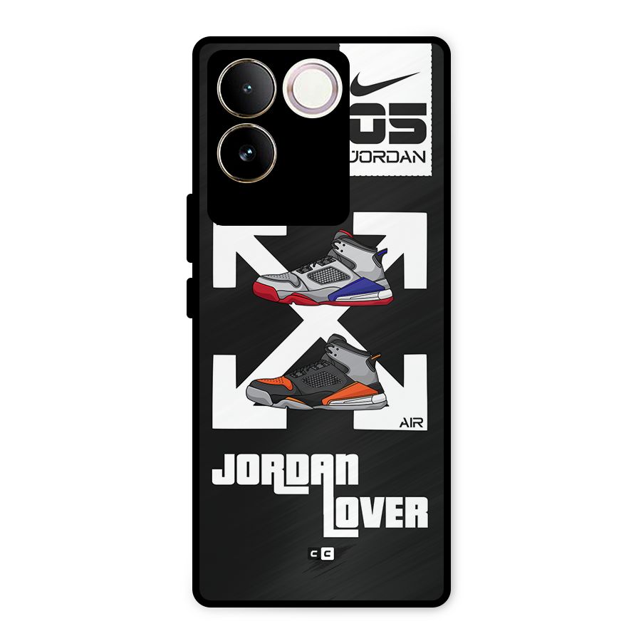 Air Shoe Lover Metal Back Case for Vivo T2 Pro