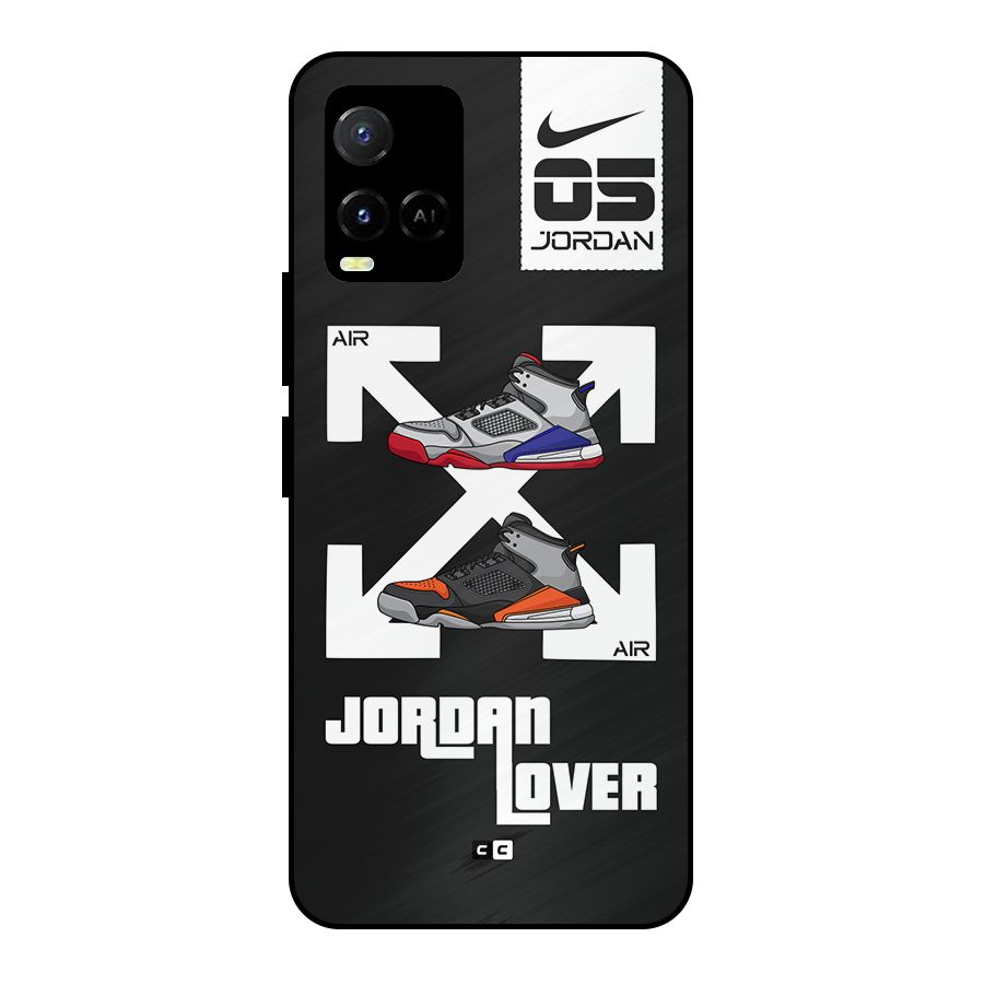 Air Shoe Lover Metal Back Case for Vivo Y33s