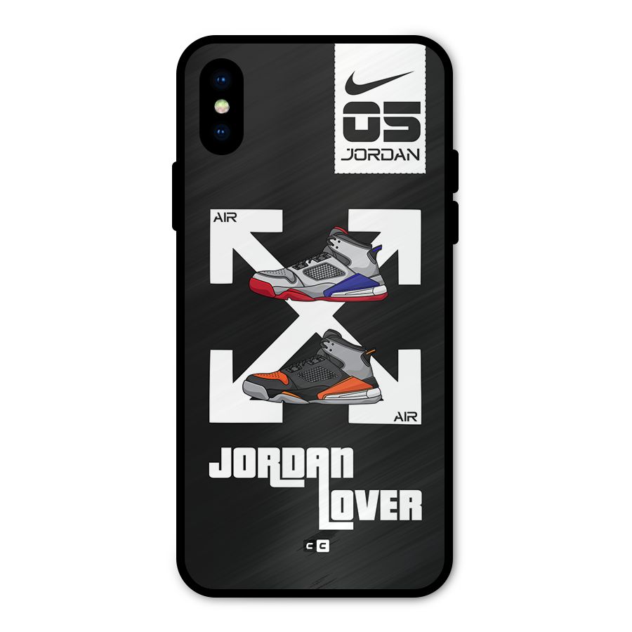 Air Shoe Lover Metal Back Case for iPhone X