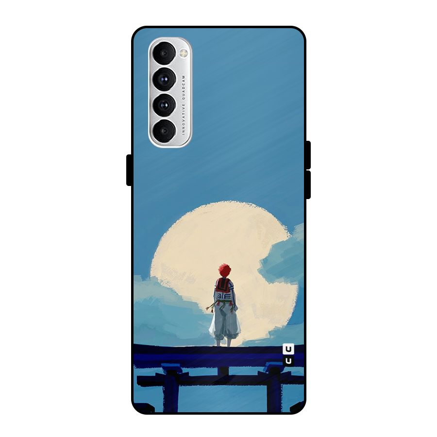 Akaza Waiting Metal Back Case for Oppo Reno4 Pro