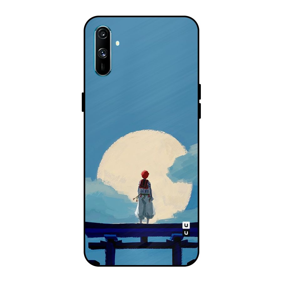 Akaza Waiting Metal Back Case for Realme C3