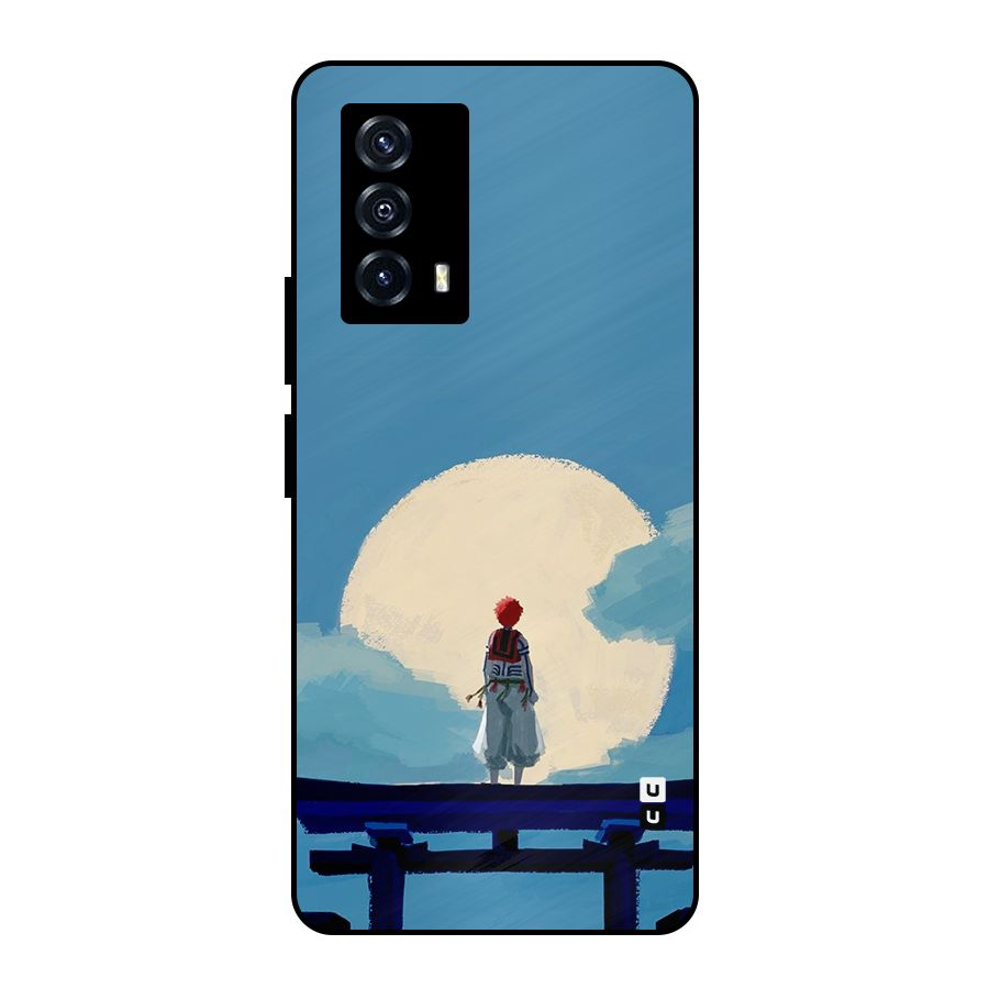 Akaza Waiting Metal Back Case for iQOO Z5