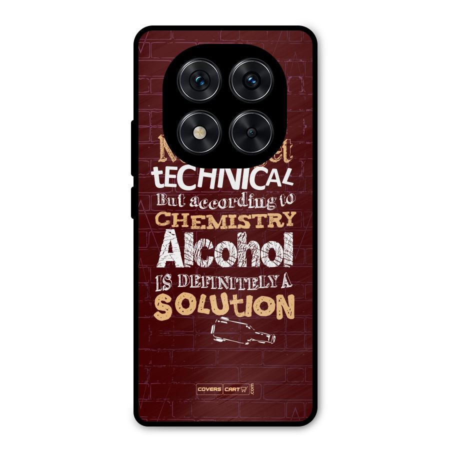 Alcohol is Definitely a Solution Metal Back Case for Redmi Note 14 Pro 5G