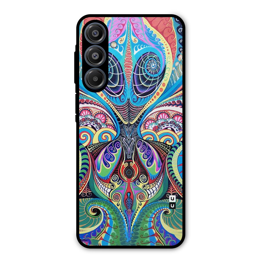 Alien Psychedelic Art Metal Back Case for Galaxy A16 5G