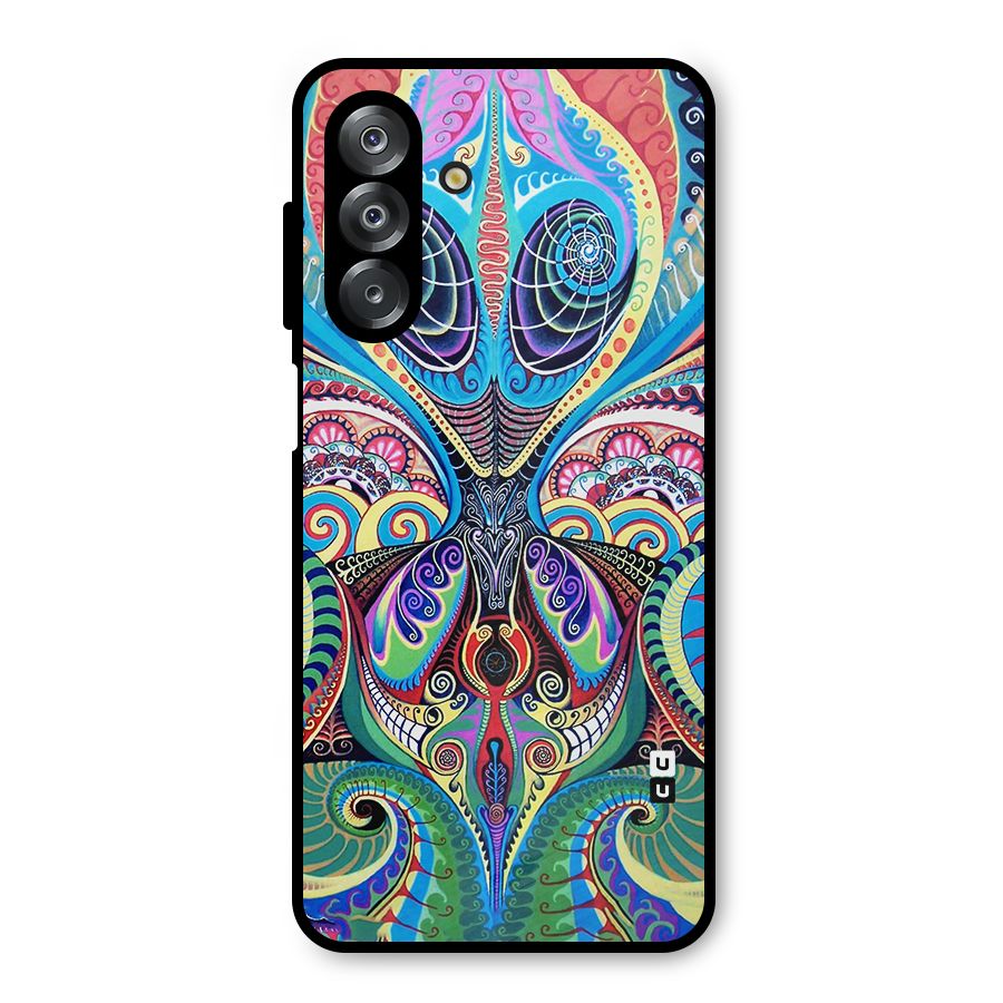 Alien Psychedelic Art Metal Back Case for Galaxy A26