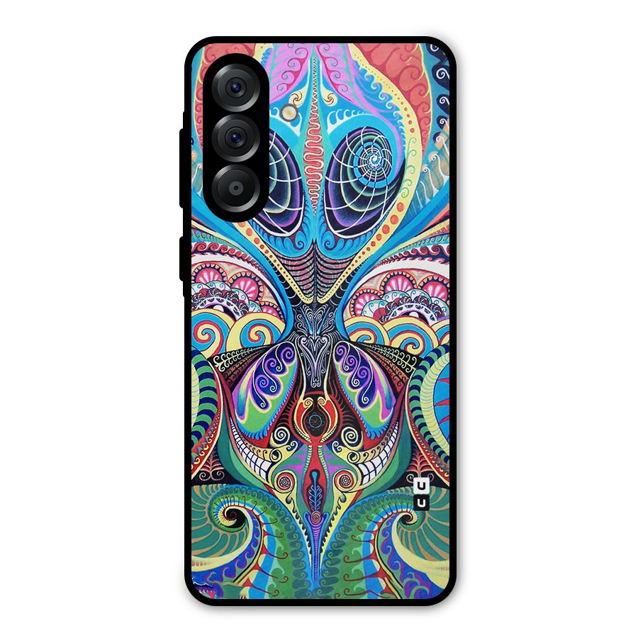 Alien Psychedelic Art Metal Back Case for Galaxy A36