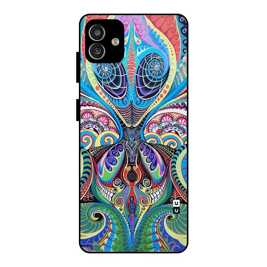 Alien Psychedelic Art Metal Back Case for Galaxy M13 5G