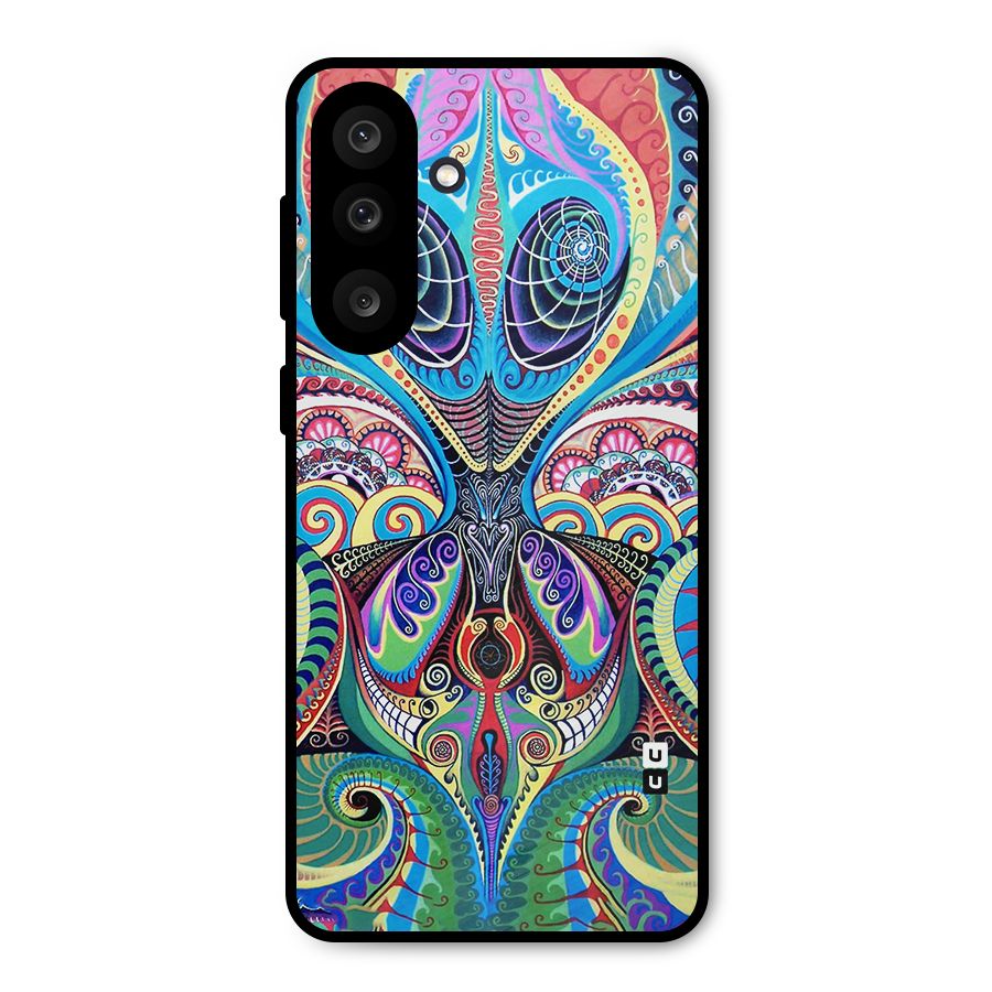 Alien Psychedelic Art Metal Back Case for Galaxy M56
