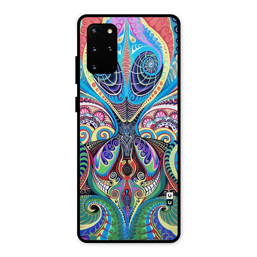 Alien Psychedelic Art Metal Back Case for Galaxy S20 Plus