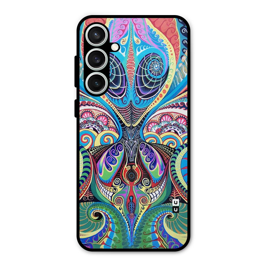 Alien Psychedelic Art Metal Back Case for Galaxy S23 FE